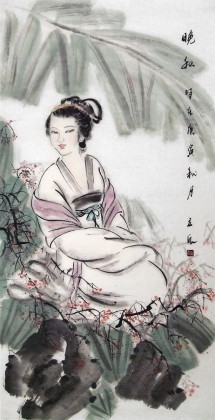 GS李立辰精品四尺國畫《晚秋》（詢價(jià)）