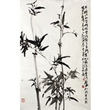 李明成四尺三開國(guó)畫《墨竹圖》中國(guó)書法家協(xié)會(huì)會(huì)員