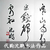 代理代購(gòu)名家沈鵬書法 買家可與藝術(shù)家合影