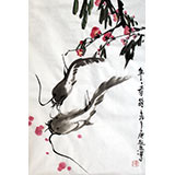 湖北美協(xié)庾超然四尺三開(kāi)《年年有余》