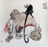 名家名作 季則夫四尺斗方《偕趣圖》詢價(jià)