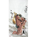 魏武雙四尺國(guó)畫《祖師達(dá)摩》（詢價(jià)）