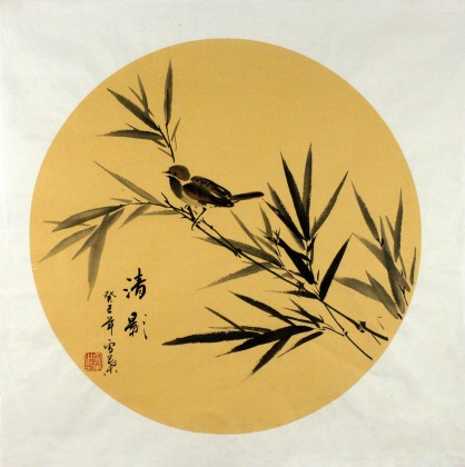 安徽美協(xié)何華賢三尺斗方《清影》