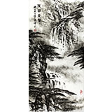 張春奇三尺《深谷泉聲》徐悲鴻紀(jì)念館藝術(shù)中心理事
