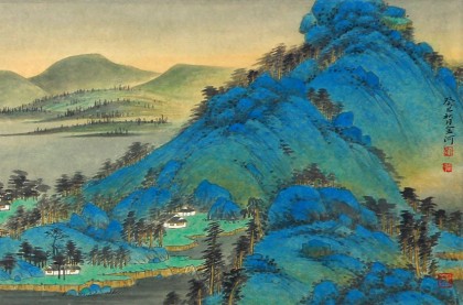 【可定制】名家劉金河三尺工筆富居山村圖·剩山圖卷