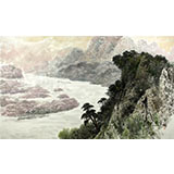 朝鮮功勛藝術家 壁山 作品《芒米正景色》