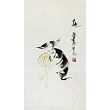 黑龍江民族書畫院副院長齊根石三尺《趣》