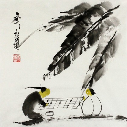 黑龍江民族書畫院副院長齊根石三尺斗方