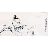 陳漫之四尺杜甫詩意《月是故鄉(xiāng)明》（詢價）