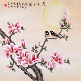 【已售】北京美協(xié)凌雪四尺斗方《花好月圓》