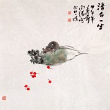 王向陽四尺斗方《清白一生》 中國(guó)美術(shù)家協(xié)會(huì)會(huì)員（詢價(jià)）
