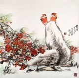 中國煤炭美術(shù)家協(xié)會理事 鄭慶年《秋實》