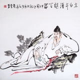 南海禪寺 妙林居士 四尺斗方《太白斗酒詩(shī)百篇》