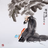 南海禪寺 妙林居士 四尺斗方《悟禪圖》