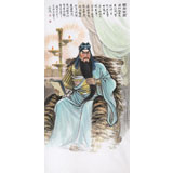 中國美術(shù)家協(xié)會(huì)會(huì)員 趙金鸰四尺《關(guān)帝圣君》（詢價(jià)）
