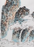 李明成三尺山水畫《林壑憂美》中國(guó)書法家協(xié)會(huì)會(huì)員