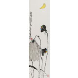 名家王永剛手指畫(huà)《荷塘月色》(詢價(jià))