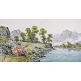 朝鮮名家蔡京華 四尺《故鄉(xiāng)的路》