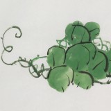 黃藝三尺葡萄畫《秋實(shí)圖》