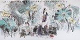 魏志平 四尺《妙玉觀荷》 河北省美協(xié)會員