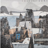 吉林著名山水畫家 張勇 四尺斗方《山銜好月》