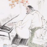 南海禪寺 妙林居士 人物畫《鄉(xiāng)野情趣》