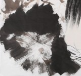 李立辰四尺斗方《荷塘深處》河北著名仕女畫(huà)家（詢價(jià)）