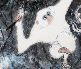 北京美協(xié)張春奇 四尺《申年豐喜》（詢價(jià)）