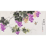 安徽美協(xié)何華賢 三尺《秋實(shí)圖》