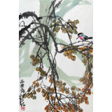 劉紀(jì) 四尺三開《清秋圖》 中國(guó)畫大家 真跡收藏（詢價(jià)）