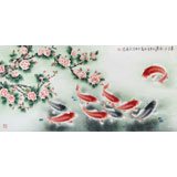 南海禪寺 妙林居士 四尺《春光九如圖》