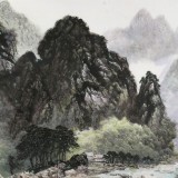 朝鮮名家韓銀星 四尺《金剛山》