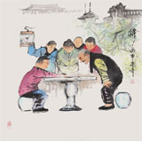 張春奇 四尺斗方《將！》徐悲鴻紀念館藝術中心理事