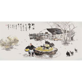 張春奇 四尺《奶奶的心事》徐悲鴻紀(jì)念館藝術(shù)中心理事（詢價）