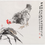 王向陽(yáng) 四尺斗方《大吉圖》中國(guó)美術(shù)家協(xié)會(huì)會(huì)員（詢價(jià)）