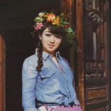 朝鮮名家油畫 文哲秀《豆蔻年華》