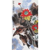 國(guó)家一級(jí)美術(shù)師王永剛 三尺《荷塘魚(yú)趣》(詢價(jià))