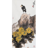 劉紀(jì) 三尺國(guó)畫《秋興圖》 中國(guó)畫大家 真跡收藏（詢價(jià)）