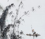 北京美協(xié)張春奇 四尺斗方《漁歌》（詢(xún)價(jià)）