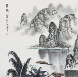 【已售】北京美協(xié)張春奇 四尺斗方《晨雨》（詢價(jià)）