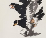 已故山野派繪畫大家鄒友蒸《曉妝如玉暮如霞》 1991年作