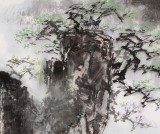 王凌云 四尺斗方《云山懸飛瀑》（微信詢價(jià)）