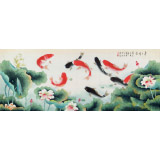 凌雪 小八尺《年年有余》 北京美協(xié)會(huì)員