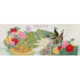 【已售】凌雪 小八尺《榮華富貴》 北京美協(xié)會員