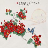 凌雪 四尺斗方《花開富貴》 北京美協(xié)會員