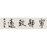 龍開勝 四尺對開《寧靜致遠》中書協(xié)理事 北京書協(xié)副主席