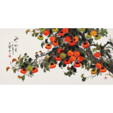 【已售】黃藝四尺吉利國畫《事事如意》