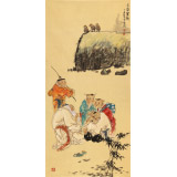 【已售】南海禪寺 妙林居士 四尺《天倫樂趣》