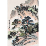 【已售】鄒友蒸 《春山雅居》1995年作 已故山野派繪畫大家