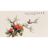 凌雪 三尺《富貴滿堂》 北京美協(xié)會(huì)員